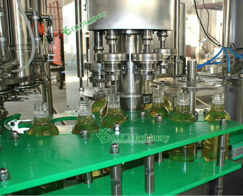 3000bph rotary oil filling machine