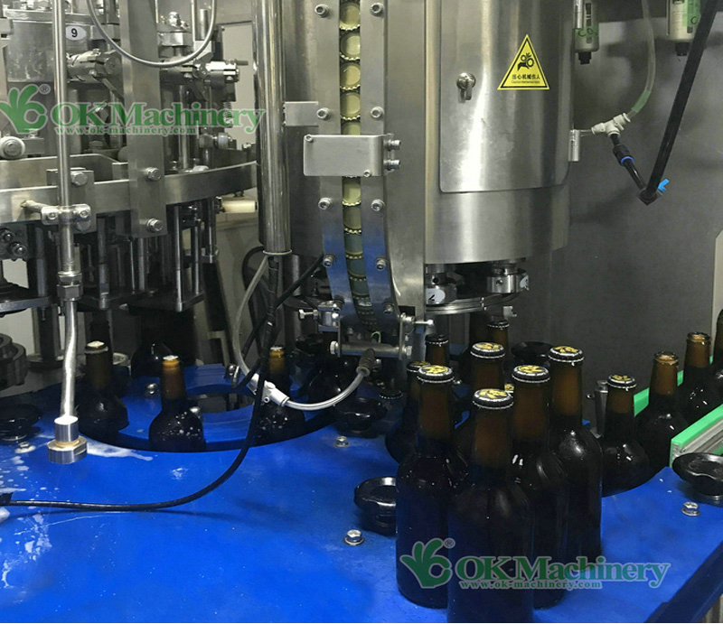 glass bottle beer machines