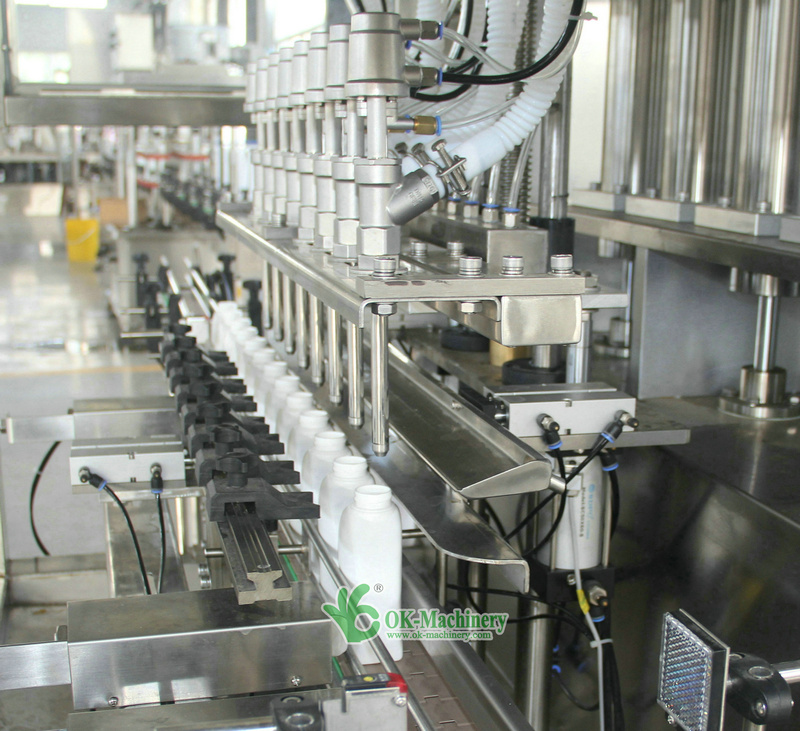 linear shampoo filling machine