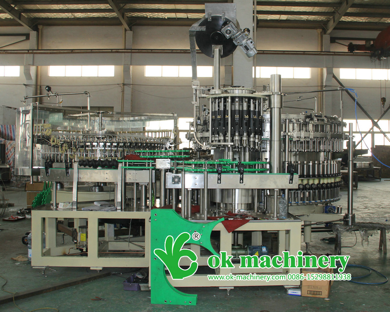 beer bottle filling machine line