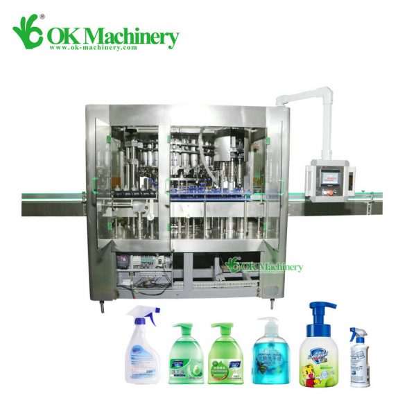 rotary shampoo filling packing machine